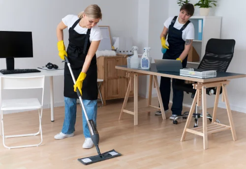 Nettoyage de bureau professionnel aux Monts d'Aunay